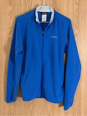 Patagonia Traverse Royal Blue Lightweight Soft Shell Zip Jacket